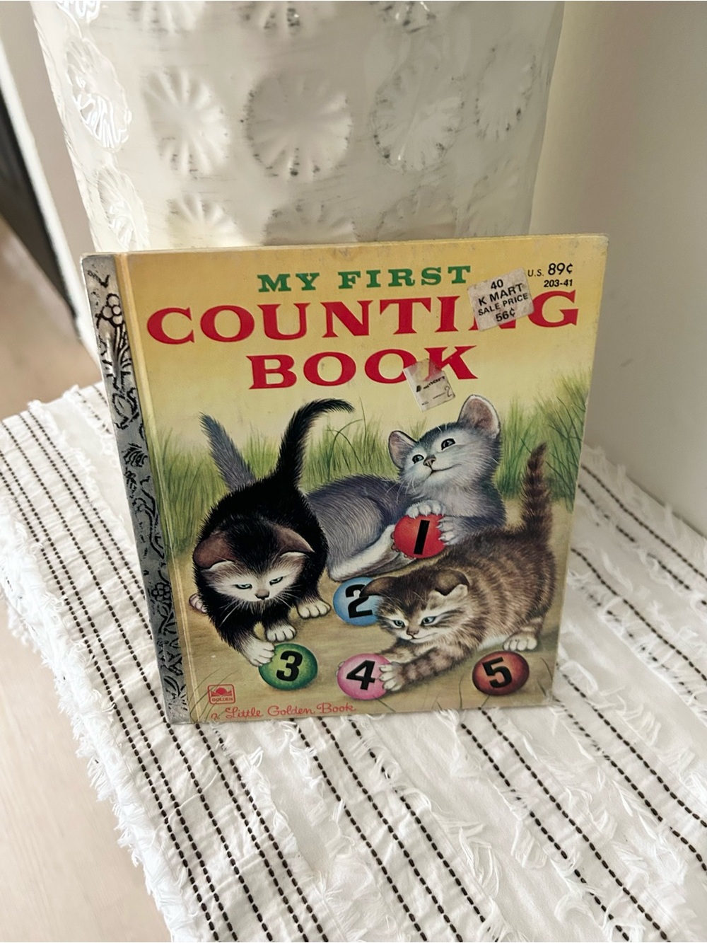 Vintage Little Golden Book My First Counting Book Kids Number Book